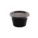 Plastic Portion Cup 3.25oz with Lids