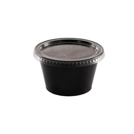 Plastic Portion Cup 3.25oz with Lids