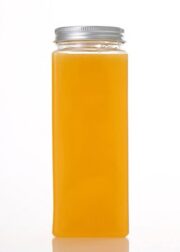 Clear Pet Cycli Bottle with Aluminum Lids 600ML