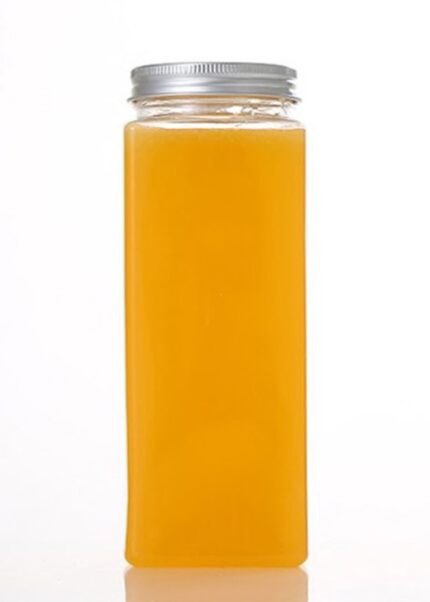 Clear Pet Cycli Bottle with Aluminum Lids 600ML