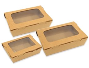 Kraft Lunch Box with Window 180
