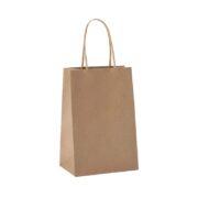 A6 Twisted Handle Kraft Paper Bag - Image 4